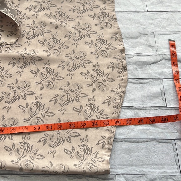 Vintage Scott McClintock satin floral sleepwear gown - Picture 10 of 12